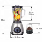Ice Crusher Ke-2268 Fruit Juicer Mixer Blender Commercial Electric Ice Crusher Home Use Ice Crusher Stainless Steel Motor Maker Ice Crusher Sale - Image 3