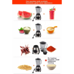 Ice Crusher Ke-2268 Fruit Juicer Mixer Blender Commercial Electric Ice Crusher Home Use Ice Crusher Stainless Steel Motor Maker Ice Crusher Sale - Image 4
